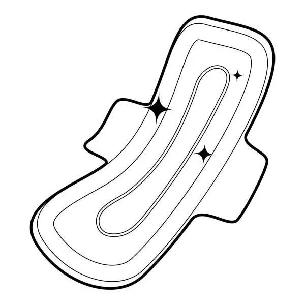 Schoon pad pictogram overzicht — Stockvector