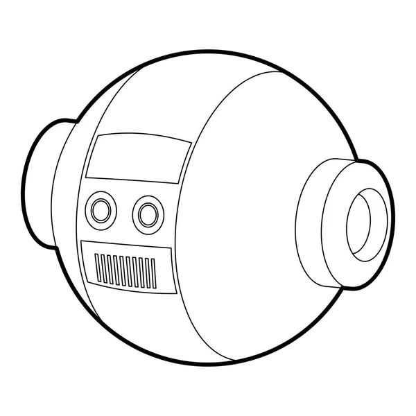 Роботизированная фигура шара — стоковый вектор