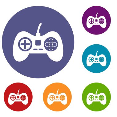 Video oyun konsolu denetleyicisi Icons set