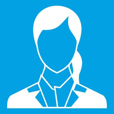 Kadın simgesi beyaz