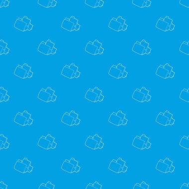 Katlanmış veritabanı desen vektör kesintisiz mavi