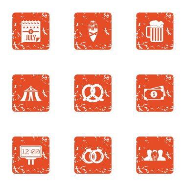 Sertlik simgeler kümesi, grunge tarzı