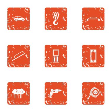 Köprü simgeler kümesi, grunge tarzı inşaatı