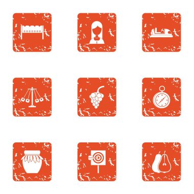 Bebek ev simgeler kümesi, grunge tarzı