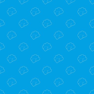 Giden veritabanı desen vektör kesintisiz mavi