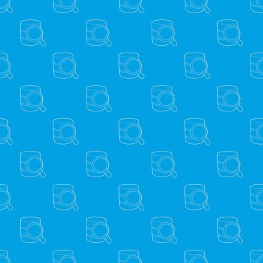 Arama veritabanı desen vektör kesintisiz mavi