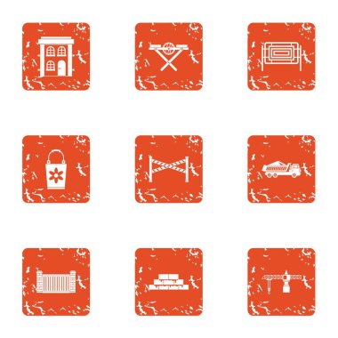 Sivil makine simgeler kümesi, grunge tarzı