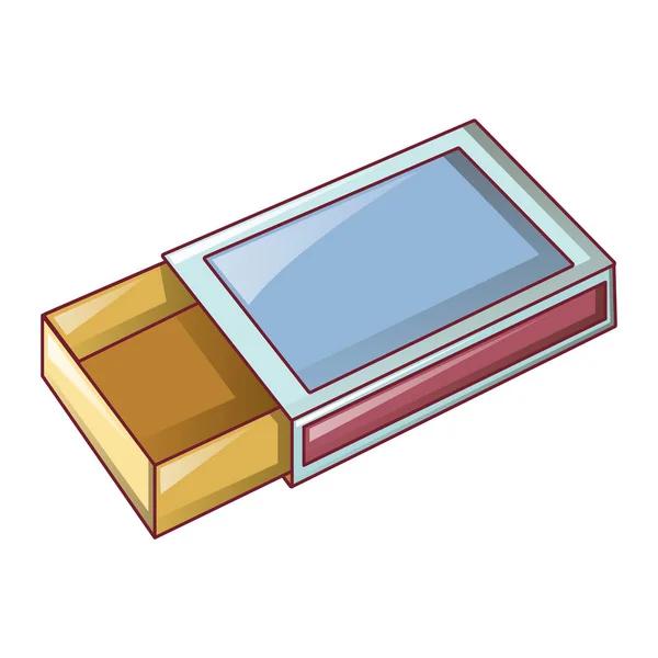 Icono de caja vacía, estilo de dibujos animados — Vector de stock