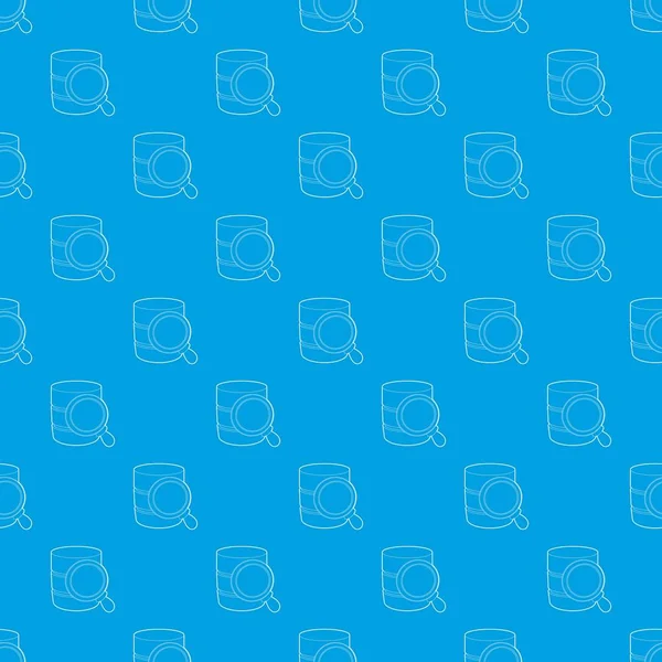 Arama veritabanı desen vektör kesintisiz mavi