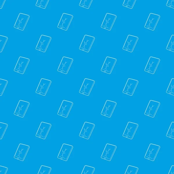 Gadget'ı çatlamak ekran desen vektör kesintisiz mavi