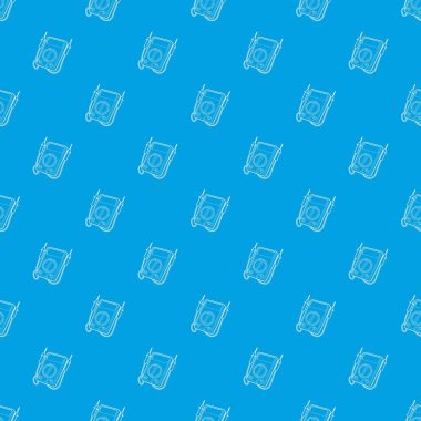 Tester desen vektör kesintisiz mavi