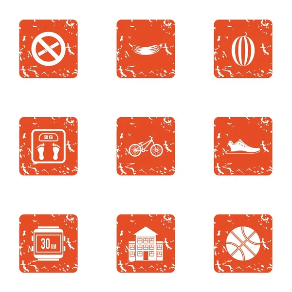 Spor rejimi simgeler kümesi, grunge tarzı