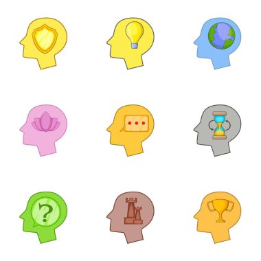 Kutsal kişilerin resmi içinde bir fikir insan kafası ayarla