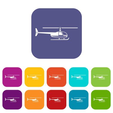 Helikopter Icons set