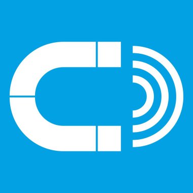 Mıknatıs simgesi beyaz