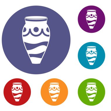 Boş vazo Icons set