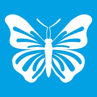Kelebek simgesi Beyaz