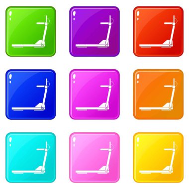 yol ekipmanları çalışan spor koşu bandı 9 ayarla