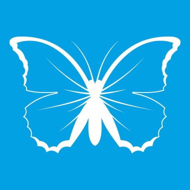 Kelebek simgesi Beyaz