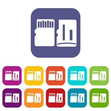 Her iki Sd bellek kartı simgelerin ayarlamak