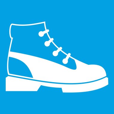 Erkekler oxfords simgesi beyaz