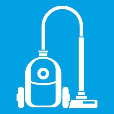 Elektrikli süpürge simgesi Beyaz