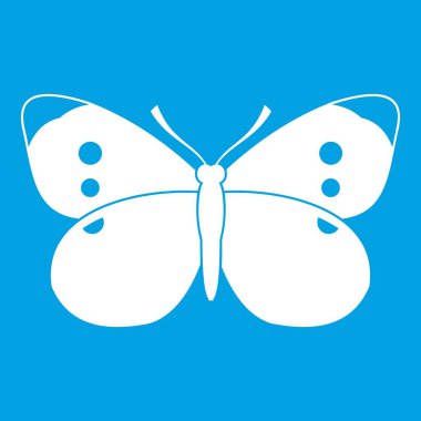 Kelebek simgesi Beyaz