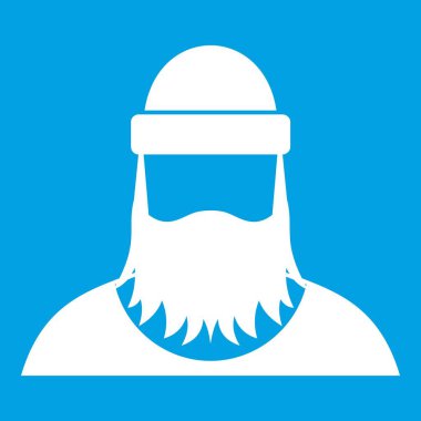 Oduncu simgesi beyaz