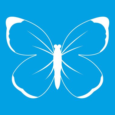 Kelebek simgesi Beyaz