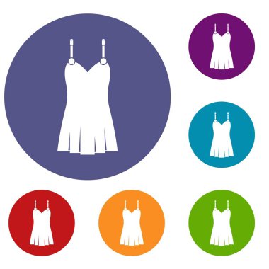 Nightdress Icons set
