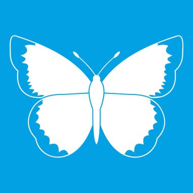 Kelebek simgesi Beyaz