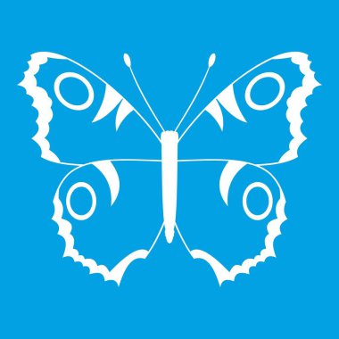 Kelebek simgesi Beyaz
