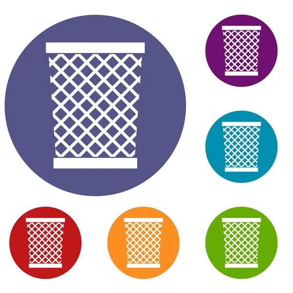 Çöp sepeti Icons set