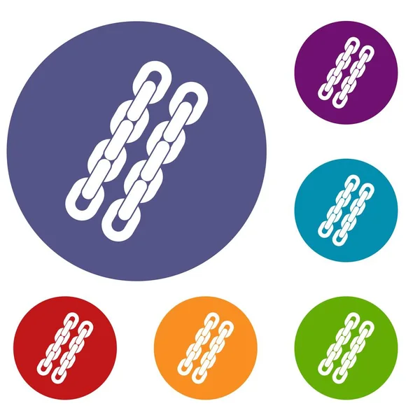 Zincirleri Icons set