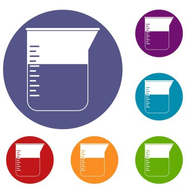 Ölçüm Kupası Icons set