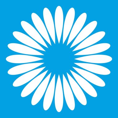 Bekleyen download simgesi beyaz