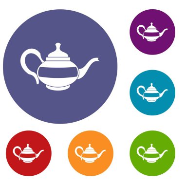 Çaydanlık Icons set