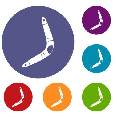Bumerang Icons set