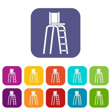 Tenis tower hakim simgeler için ayarla