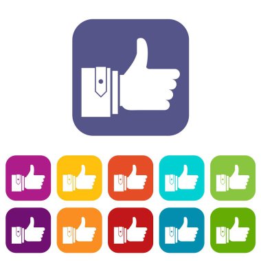 Başparmak yukarıya Icons Set