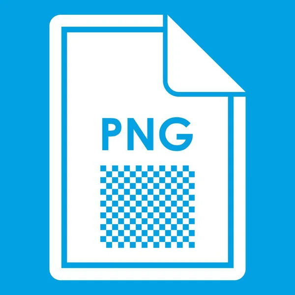 Εικονίδιο αρχείου Png λευκό — Διανυσματικό Αρχείο