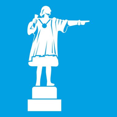 Columbus anıt simgesi beyaz