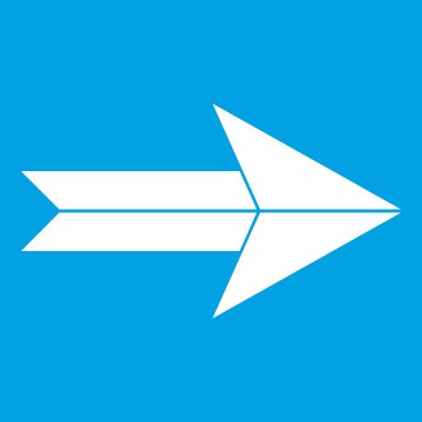 Büyük ok simgesi beyaz