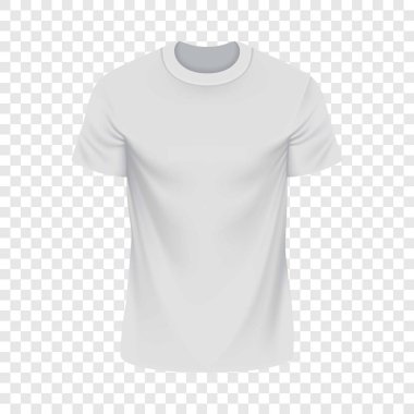 Beyaz Tshirt mockup, gerçekçi