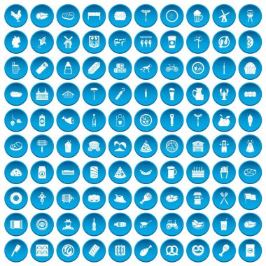 100 et simgeleri mavi ayarla