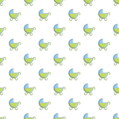 Oyuncak bebek arabası desen