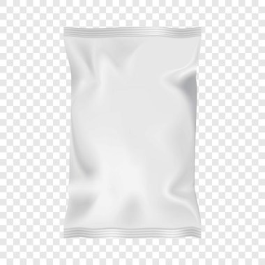 Paket mockup, gerçekçi ıslak mendil