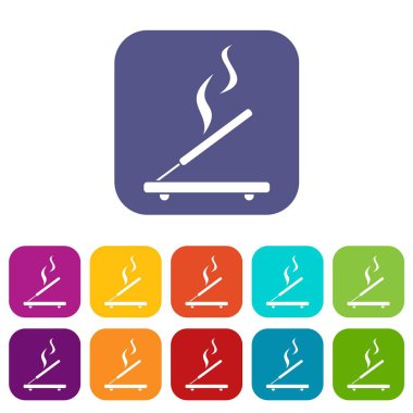 Icons set tütsü sopa