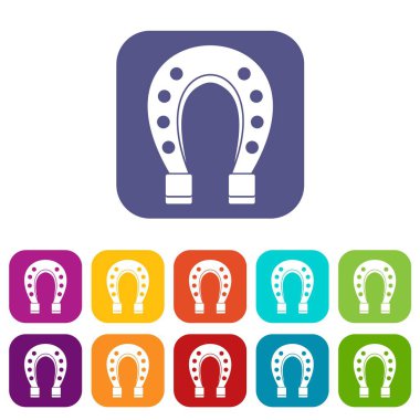 At ayakkabı Icons set