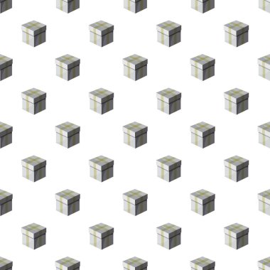 Şerit deseni ile hediye kutusu